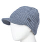 Gros plan sur la texture en maille douce du bonnet