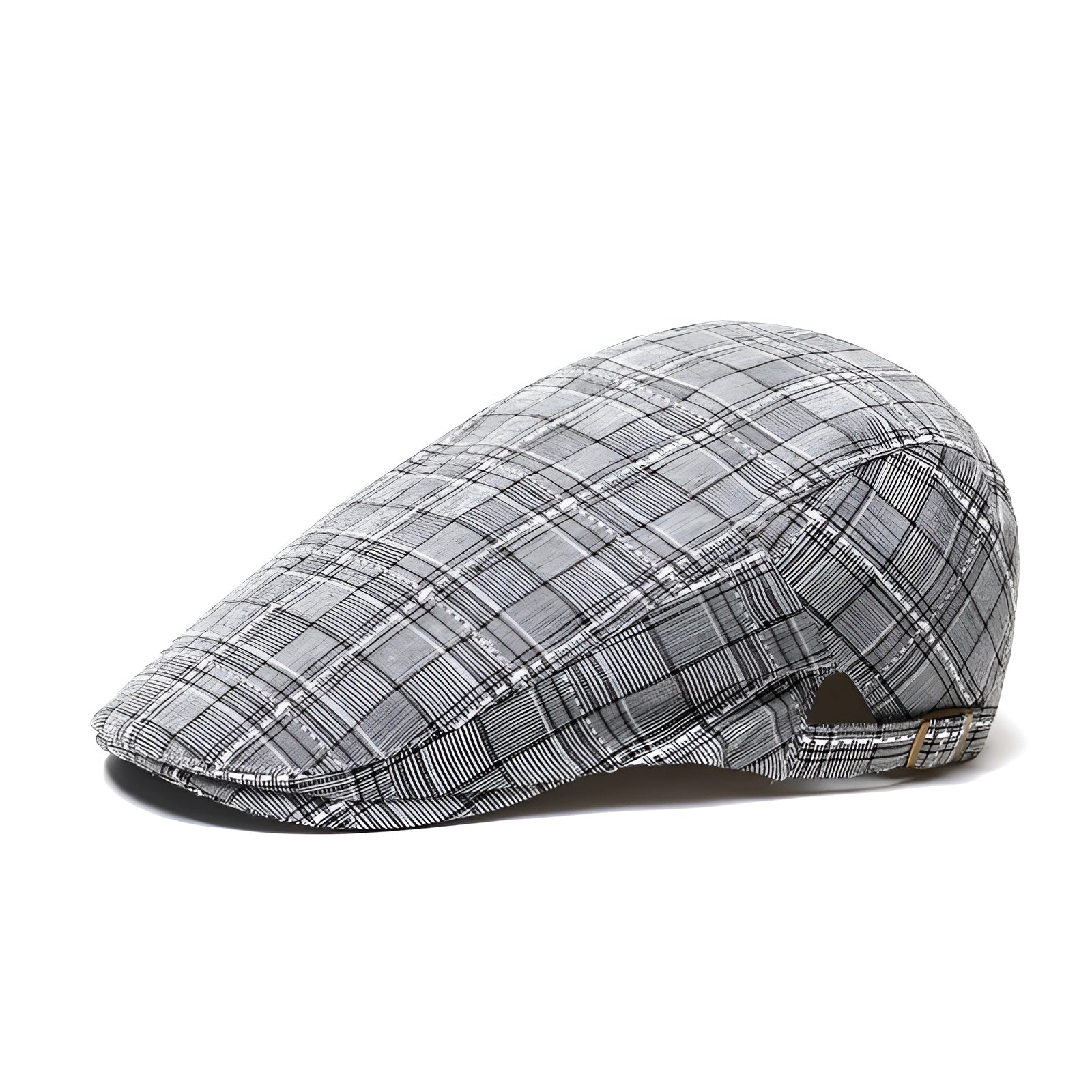 Détail du tissu polyester d'un béret, couleur neutre