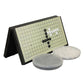 Jeu de Go plié montrant rangement compact des pierres