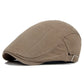 Silhouette masculine avec béret, arrière-plan flou