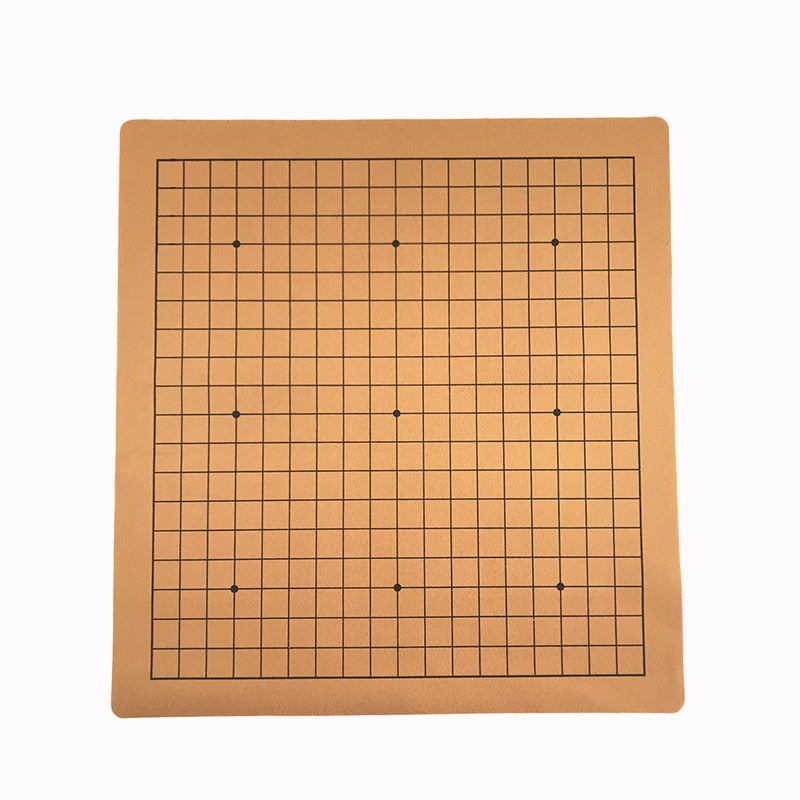 Dimensions du goban en daim avec détails visibles
