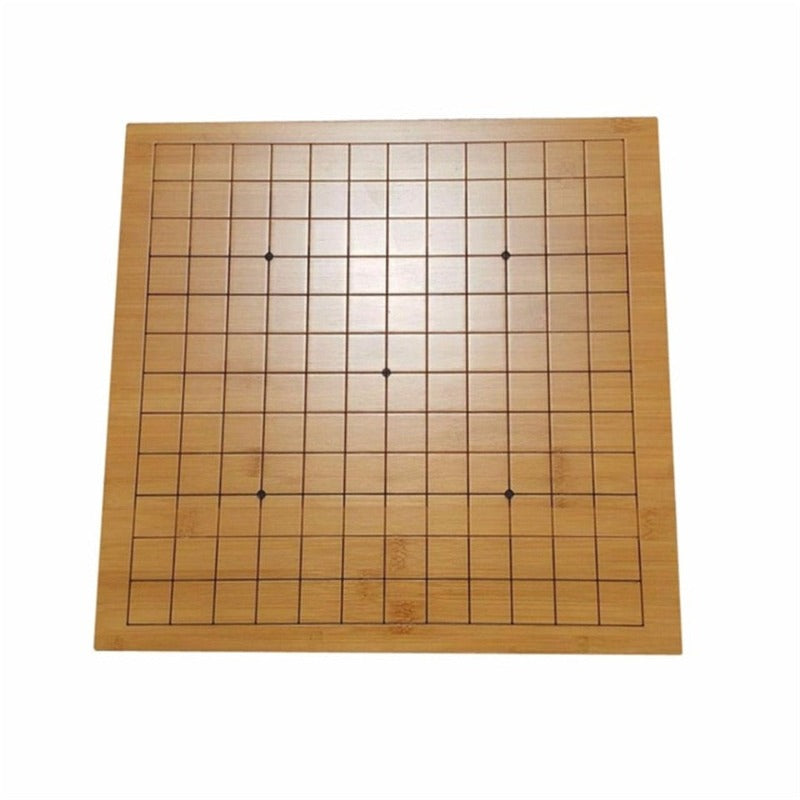 Détail du grain de bambou sur le goban réversible
