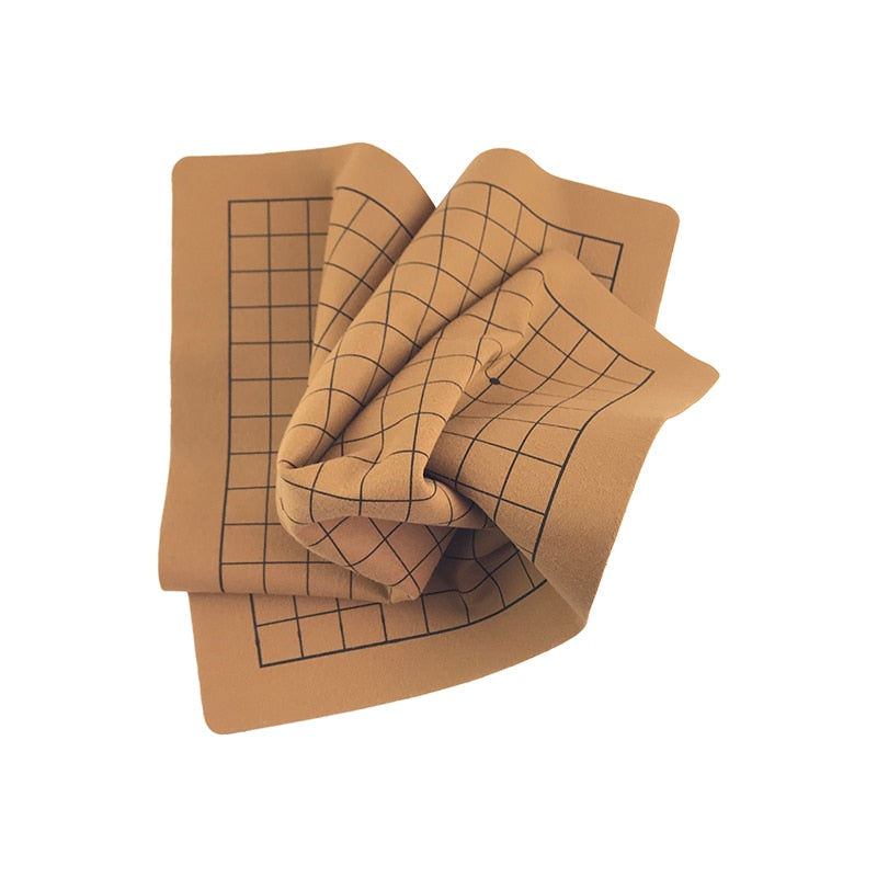 Vue rapprochée de la texture en daim du goban