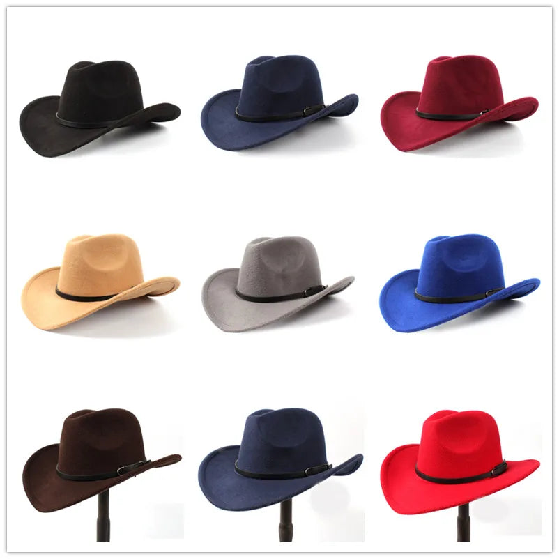 Femme portant un chapeau cowboy, regard vers l'horizon