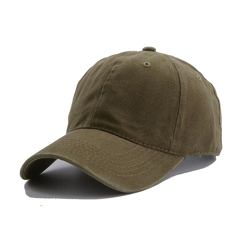 Casquette en denim avec visière légèrement ombragée