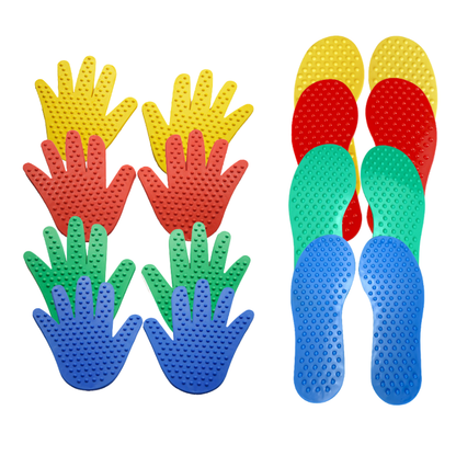 Ensemble de mains et pieds en plastique pour jeu interactif