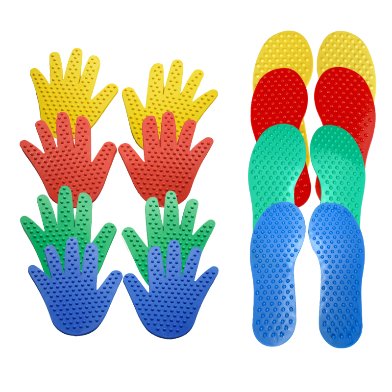Ensemble de mains et pieds en plastique pour jeu interactif