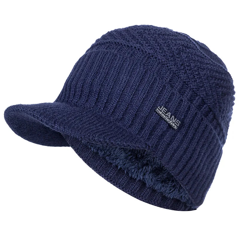 Bonnet en maille beige, accent sur la respirabilité