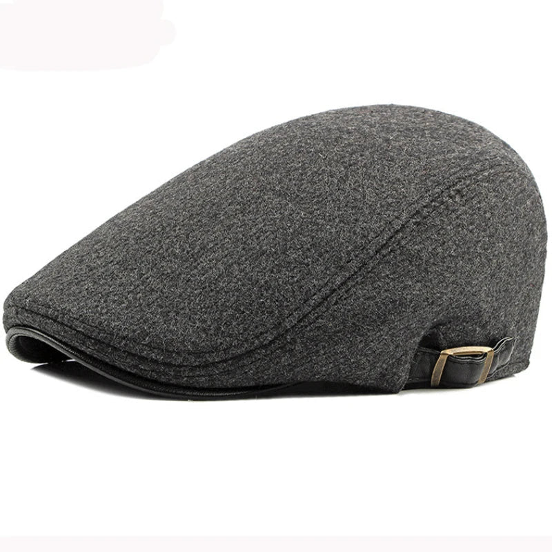 Gros plan sur la texture du béret en laine