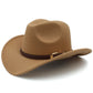 Chapeau cowboy avec ombre portée sur le sol