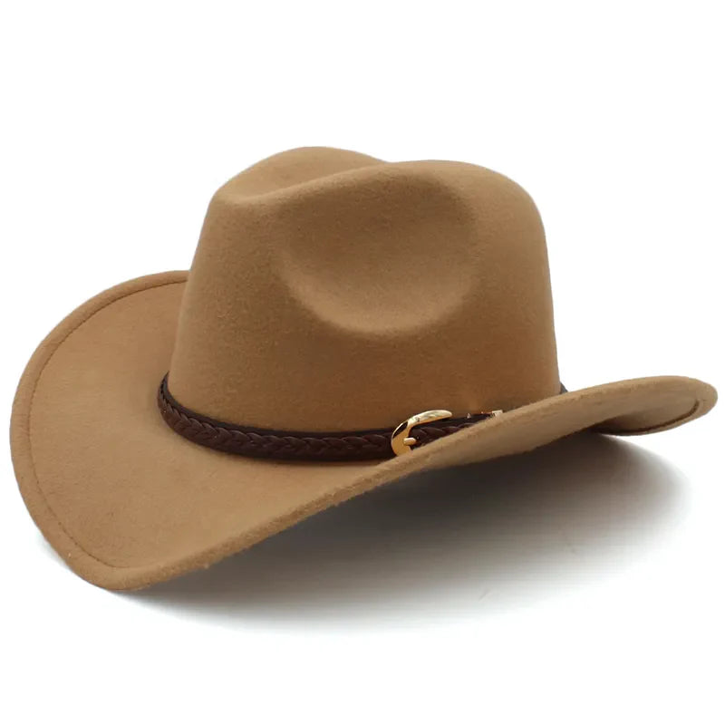 Chapeau cowboy avec ombre portée sur le sol