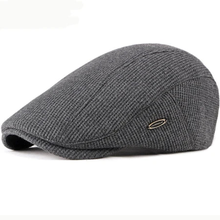Béret en laine avec motif texturé, vue de dessus
