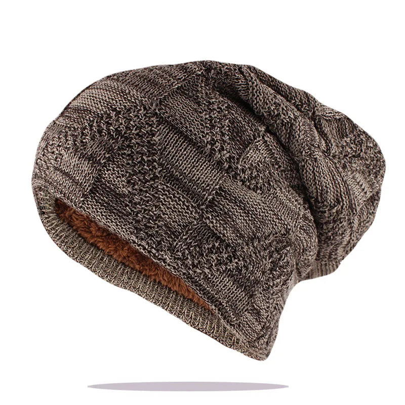 Motifs géométriques du bonnet en gros plan