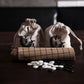 Sacs en toile contenant les pierres de Go