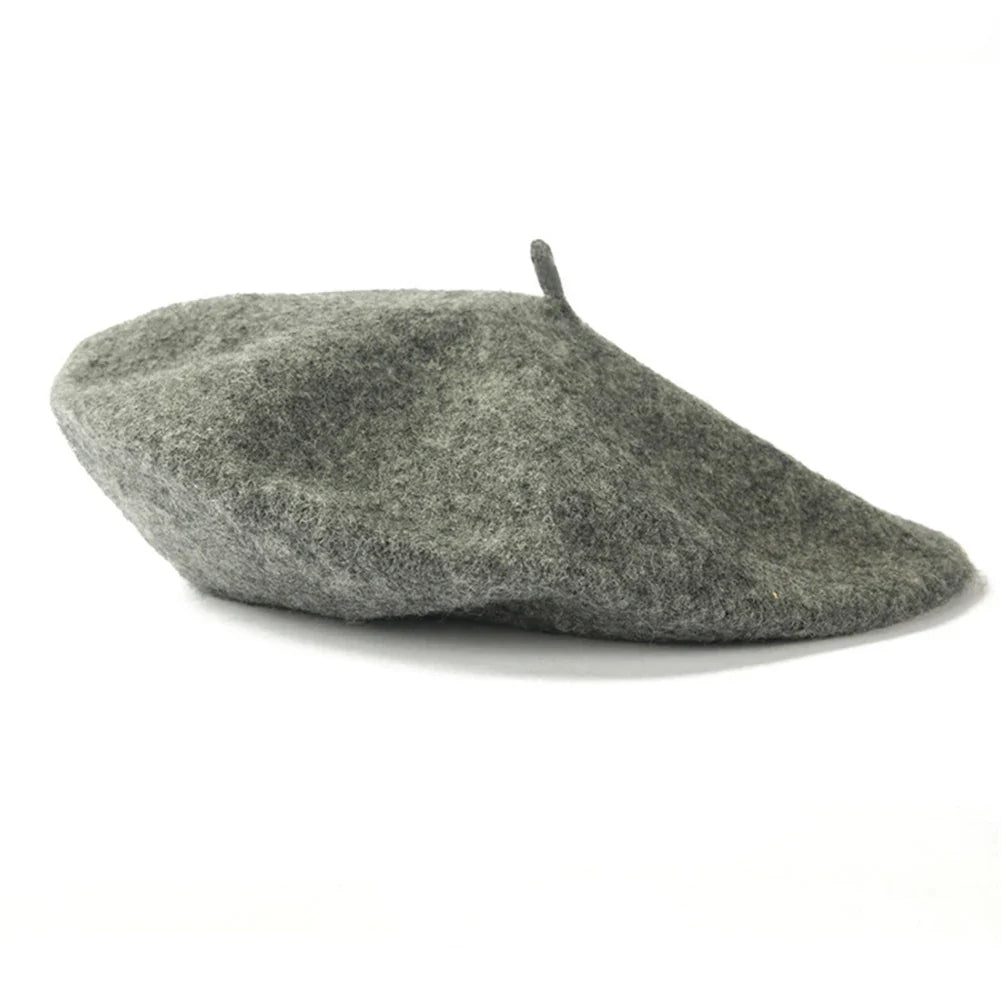 Béret basque avec une vue rapprochée de la texture