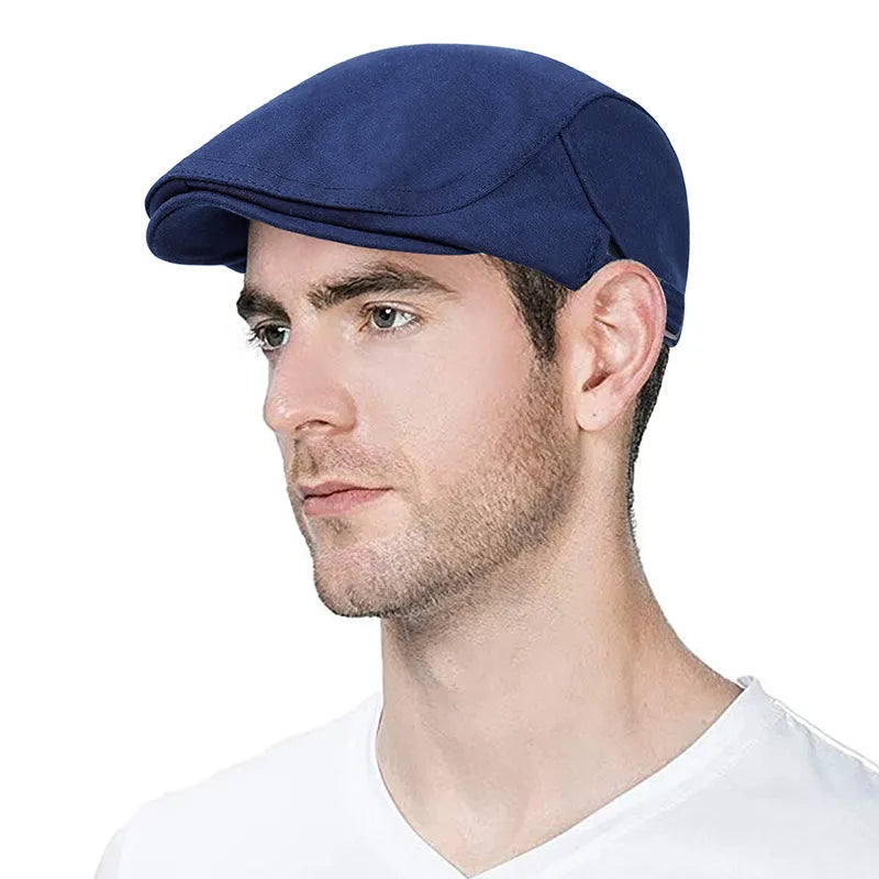 Gros plan sur la texture du béret en coton