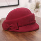 Chapeau cloche en velours avec texture luxueuse