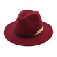 Chapeau Fedora blanc cassé avec ruban noir