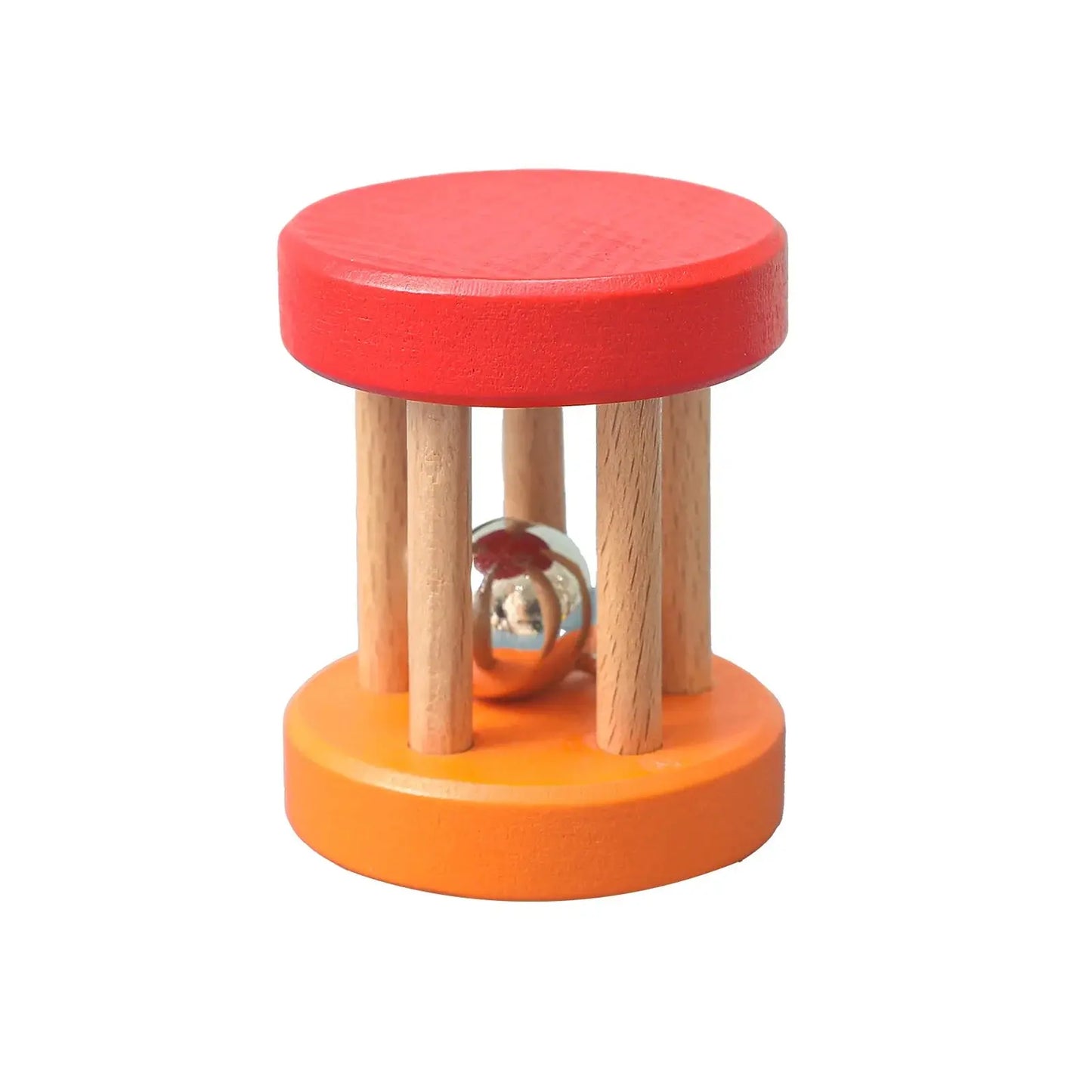 Hochet en bois, cloche centrale, idéal pour bébé