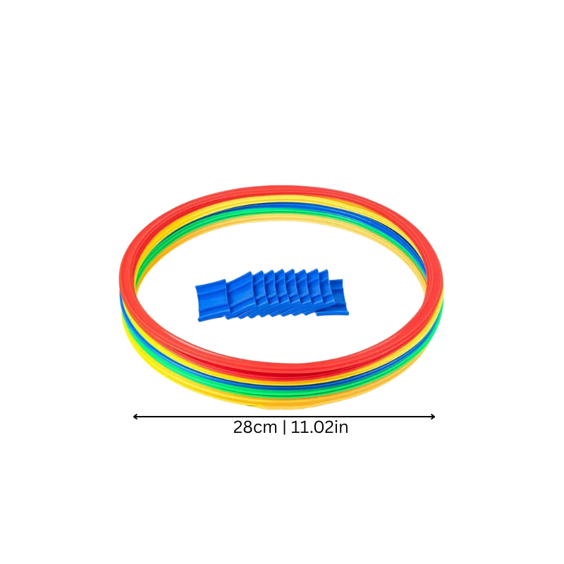 Diagramme des tailles des anneaux de saut pour enfants
