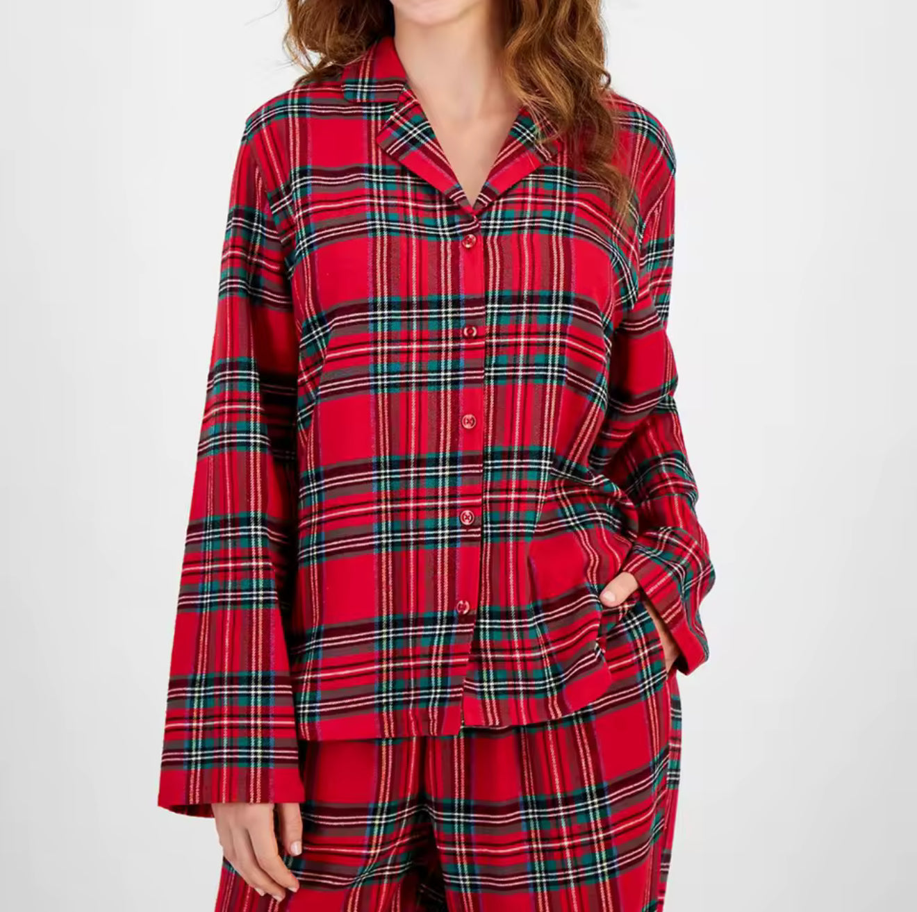 Vue rapprochée du motif plaid sur la chemise