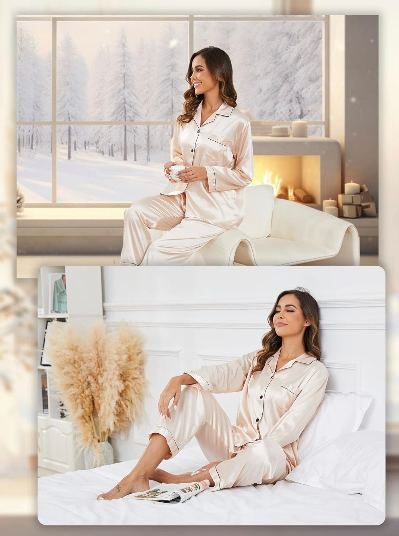 Pyjama Satin Femme a1341297 92d1 a88a c9bdf4aeb490 vue de détail