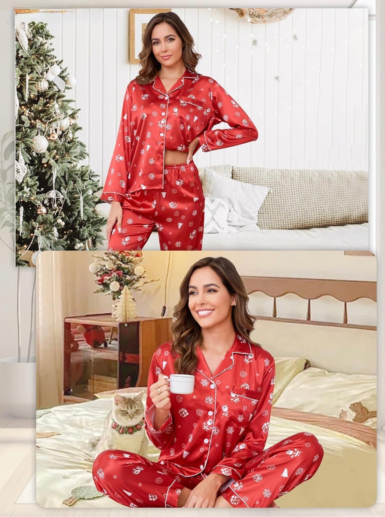 Vue rapprochée des boutons délicats du pyjama