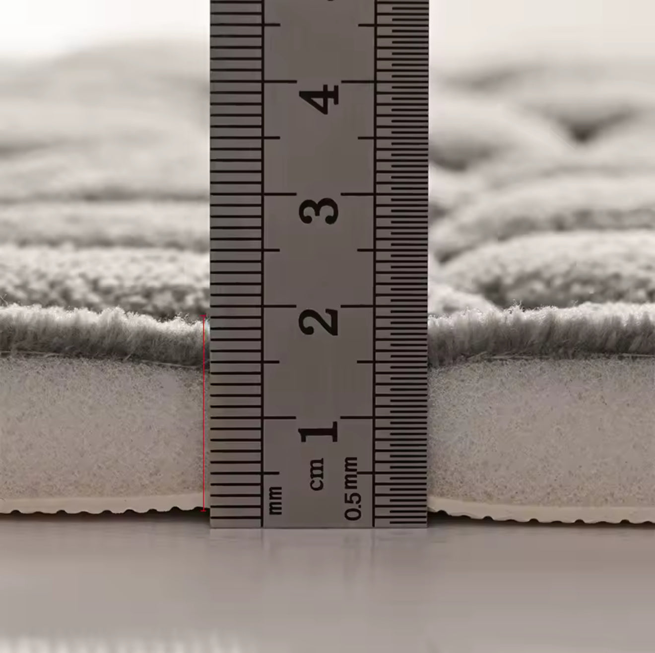 Tapis galets absorbant, vue d'ensemble dans salle de bain