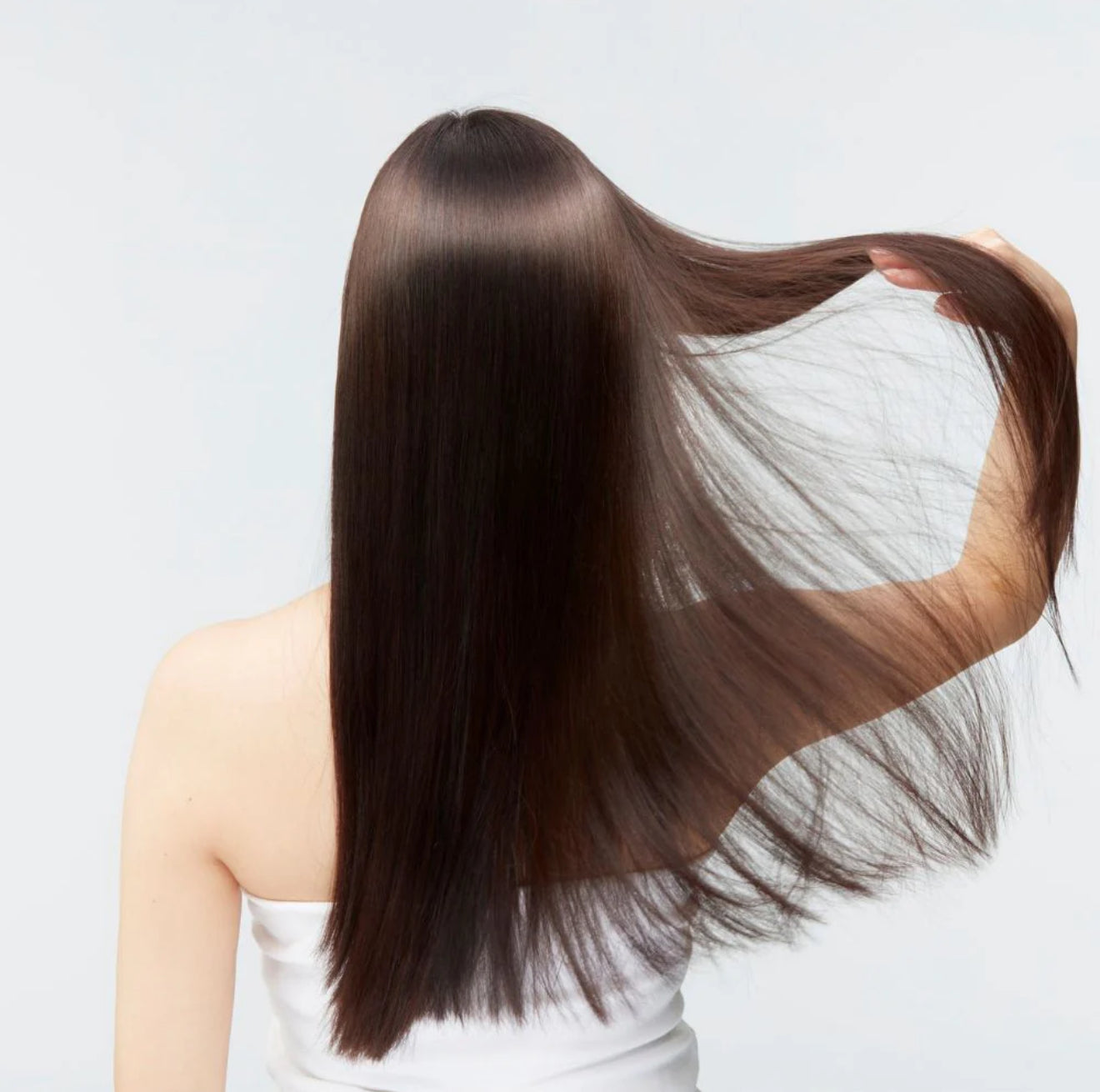 Comparaison avant et après lissage des cheveux