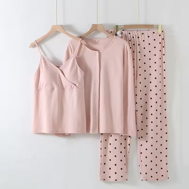 Pyjama maternité avec coupe fluide et stretch