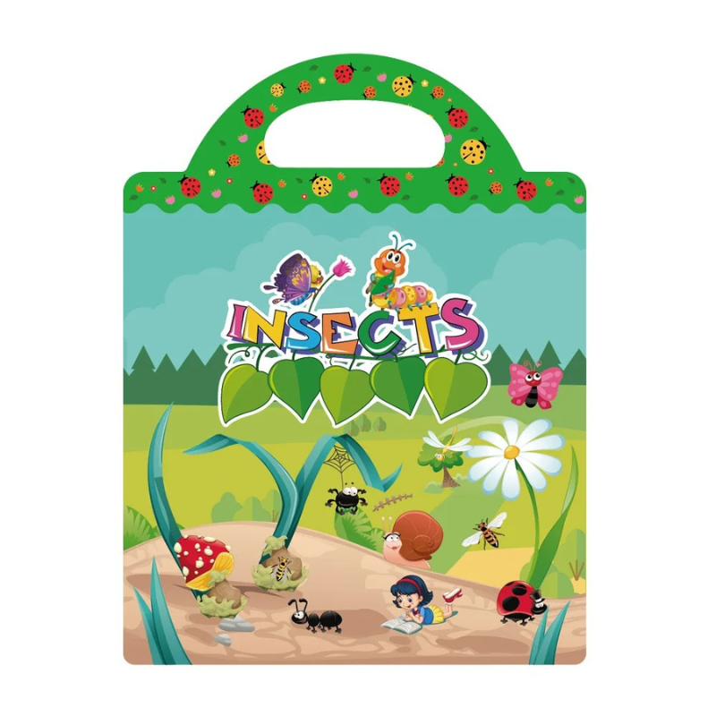 Insectes variés pour exploration et apprentissage ludique