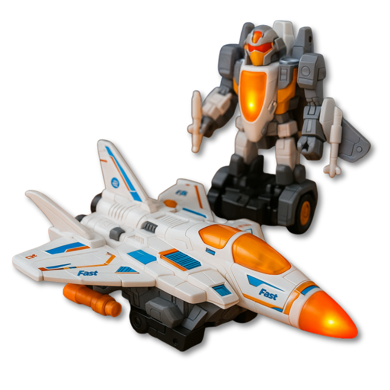 Modèle de jouet avion lumineux style jet