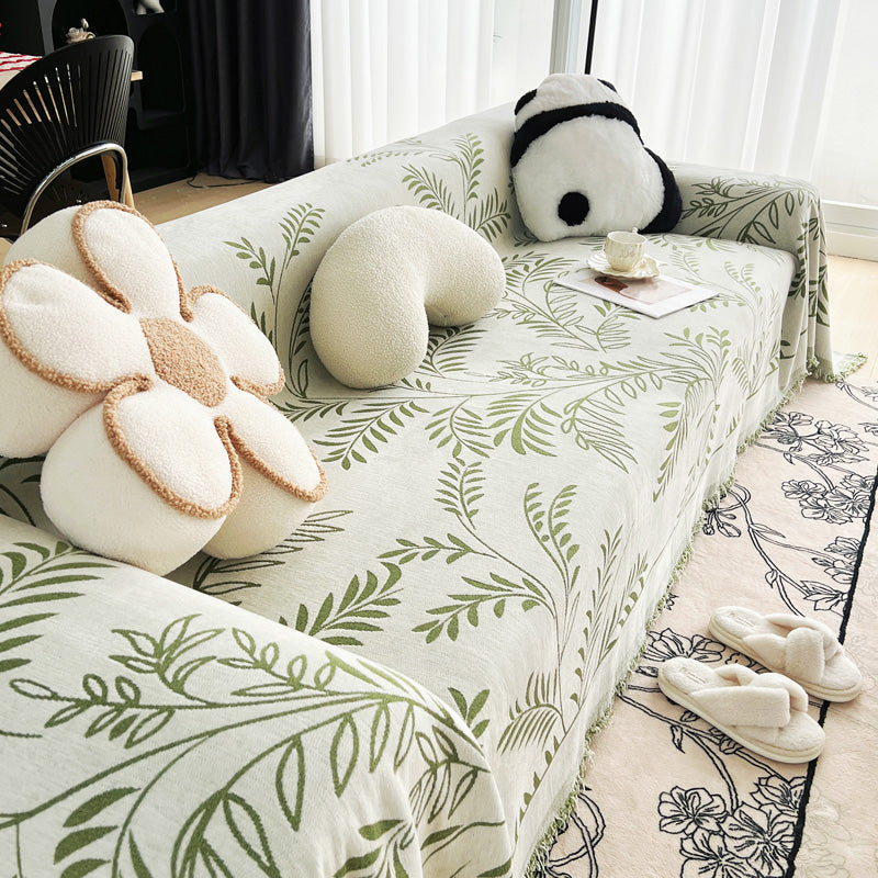 Gros plan sur le tissage artisanal en coton naturel