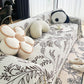 Jeté de canapé en coton avec motifs bohèmes marron