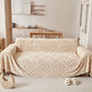 Vue d'ensemble du jeté sur un fauteuil, style élégant