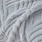 Texture moelleuse du jeté polaire en gros plan