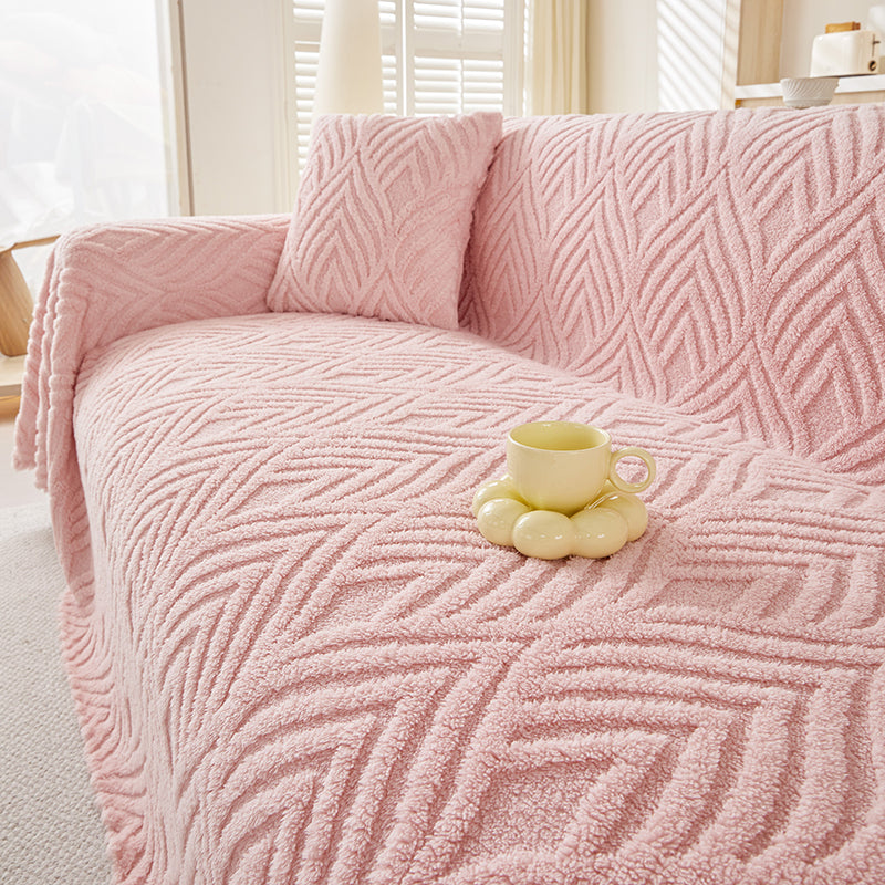 Détail du tissu polaire ultra-doux et épais