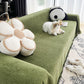 Jeté de canapé en coton avec motifs en relief