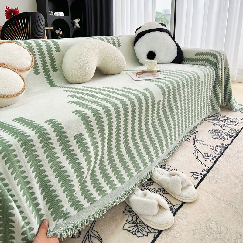Détail des motifs ethniques sur le tissu en coton