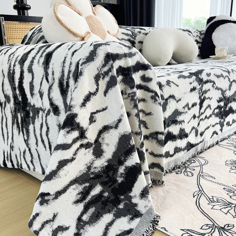 Détail du tissage artisanal en coton naturel