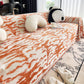 Détail du tissage artisanal et des motifs ethniques