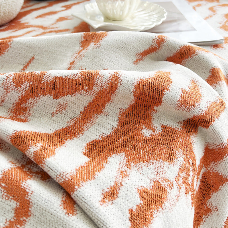 Motifs bohèmes du jeté en coton, angle différent