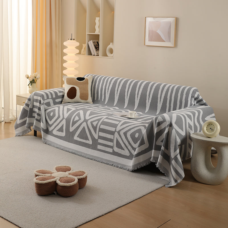 Détail du tissage artisanal en coton naturel