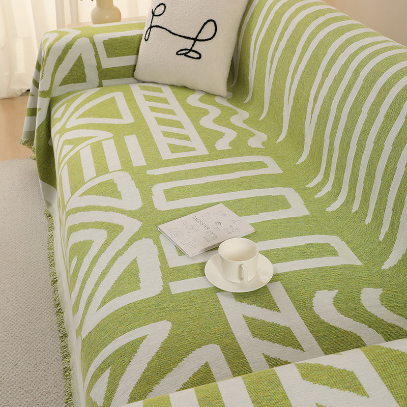 Vue rapprochée des motifs ethniques sur le tissu