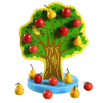 Jeu de comptage Montessori avec pièces en bois colorées