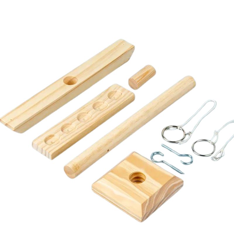 Contenu du jeu de l'anneau avec accessoires