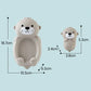 Jouet loutre en silicone, stimule la coordination des enfants