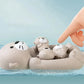 Loutre flottante en silicone, adaptée aux petites mains