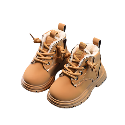 Bottes d'hiver kaki avec semelle antidérapante