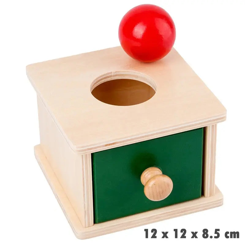 Jouet Montessori avec tambour textile et pièces